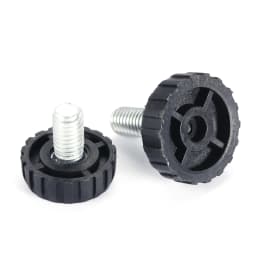 10 Pcs M6 M8 Screw on Furniture Glide Leveling Foot Adjustable Diameter Home Table Desk Glide Leg Leveler Leveling Foot Adjuster