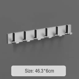 Foldable Coat Rack Bathroom Wall Hanger Shelves Steel Shelf Behind Door Hooks Clothes Organizer Key Storage Towel Rack Furniture
