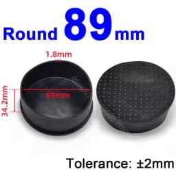 Round Rubber Chair Leg Pad 6/8/10/12/14/16/20/25/30-120mm Furniture Foot Table End Plugs PVC Mute Anti-Skid Floor Protector Caps