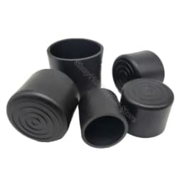 Round Rubber Chair Leg Pad 6/8/10/12/14/16/20/25/30-120mm Furniture Foot Table End Plugs PVC Mute Anti-Skid Floor Protector Caps