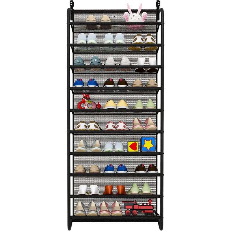 Household dustproof storage shoe cabinet simple wall mounted energy-saving shoe rack behind dormitory door multi-layer assembled