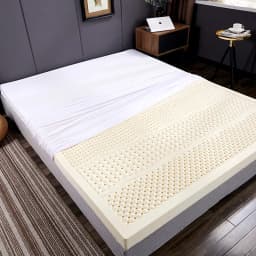 100% Thailand Natural Latex Mattress with Cover Natural Pure Rubber Mattress Top Latex Raw Liquid Thickened Home Bed Cushion Mat