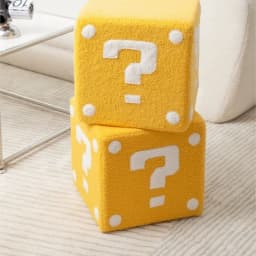 Household Dice Small Stool Shoes Stool Living Room Sofa Stool Children Cartoon Short Stool Net Red Dice Square Bench