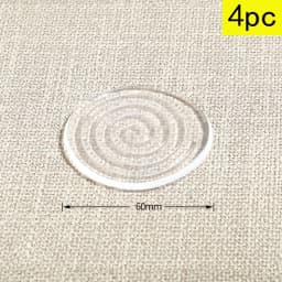 Anti Slip 4Pc Transparent Silicone Furniture Foot Mat Table Sofa Foot PU Adhesive Patch Anti-collision Bed Leg Mute Non-slip Mat