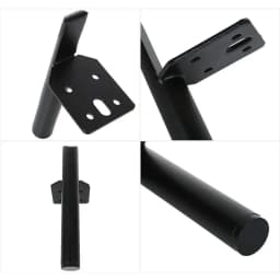 4pcs Chair Base Custom Made Matt Black Textural Furniture Accessories For Cabinet Stylish Metal Iron Sofa Stands 15cm 20cm