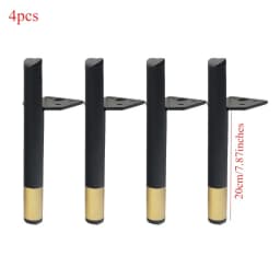 4pcs Light Luxury Metal Thickened Bathroom Cabinet TV Cabinet Table Edge Support Legs Sofa Feet Hardware Feet Tea Table Feet