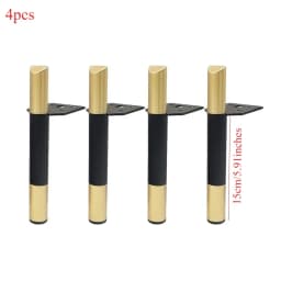 4pcs Light Luxury Metal Thickened Bathroom Cabinet TV Cabinet Table Edge Support Legs Sofa Feet Hardware Feet Tea Table Feet