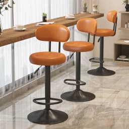 360° Swivel Bar Stool, Height Adjustable Counter Chair, Multi-Color Home Bar Stool, Ergonomic Reception Desk Chair