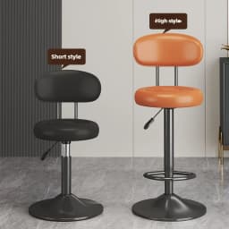 360° Swivel Bar Stool, Height Adjustable Counter Chair, Multi-Color Home Bar Stool, Ergonomic Reception Desk Chair