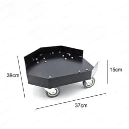 Professional Stage Heavy‑Duty Casters, Dry Ice Machine Skid Plate Accessory, Silent Mobile Platform Cart