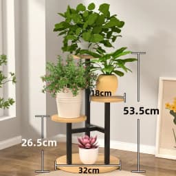 Flower rack indoor living room flower pot rack balcony wrought iron flower rack floor-to-ceiling multi-layer shelf