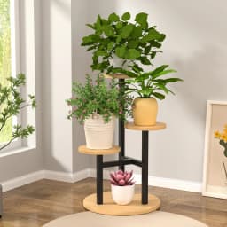 Flower rack indoor living room flower pot rack balcony wrought iron flower rack floor-to-ceiling multi-layer shelf
