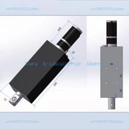 Fixture DC24V 2A Screw Lifting Body CNC Plasma Cutting Machine Accessories Plasma Lifting Device Height Adjuster Stroke ≤100mm