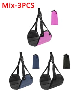 Portable Adjustable Leg Hammock with Comfortable Foot Support for Airplane Office and Car Travel Outdoor Furniture Use
