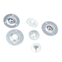 1-10pcsCY-12/16/19/22/25/30B Flying Saucer Universal Ball Bearing Bull Eye Wheel Stainless Steel Nylon Ball Universal Ball Ball