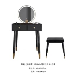 Modern Trendy Vanity Table Elegant Minimalist Ornate Compact Vanity Table Aesthetic With Storage Meuble De Chambre Furniture