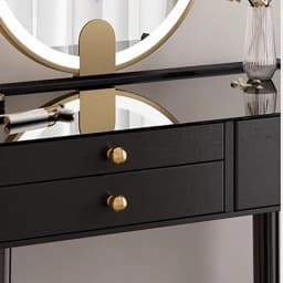 Modern Trendy Vanity Table Elegant Minimalist Ornate Compact Vanity Table Aesthetic With Storage Meuble De Chambre Furniture