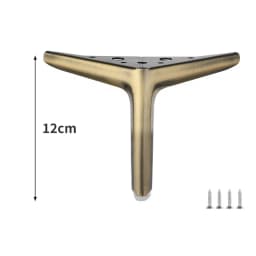 4pcs Metal Furniture Foot Accessories Light Luxury Replacement Legs Suitable for Sofa Feet/cabinet Feet/bed Legs Support Feet