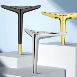 4pcs Metal Furniture Foot Accessories Light Luxury Replacement Legs Suitable for Sofa Feet/cabinet Feet/bed Legs Support Feet