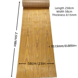 Teak Veneer Panel for DIY Furniture Renovation Wood Decoration Cabinet Door Refacing Suitable for Speakers
