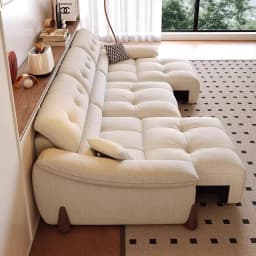 Modern Italian Arm Electric Sofa Fabric Luxury Apartments Sleeper Sofa Living Room Oversized Relax Divano Moderno Furniture Home