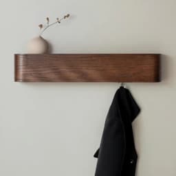 Walnut Wall clothes rac, Walnut Wall Hanger, Entrance Coat Hook, Veneer Hanger, Wall Hanger Clothing Rack Stand Garment Rack