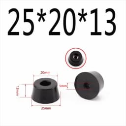 Case Feet Rubber Rubber Feet Anti-Slip Round Anti-Slip Bumper Pad Fine Grips Furniture Feet Pad Table Chair Use