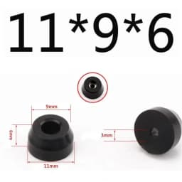 Case Feet Rubber Rubber Feet Anti-Slip Round Anti-Slip Bumper Pad Fine Grips Furniture Feet Pad Table Chair Use