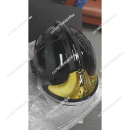 Fire Helmet Gold Plated Film Fire Full Helmet Double sided Cover Pressure Resistant Safety Helmet Red, White, Black