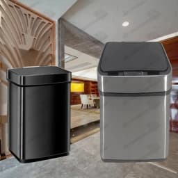 Intelligent induction double-layer multi-purpose classification trash can 30L to 80L stainless steel living room kitchen office