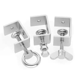 304 Stainless Steel C-clamp Steel Pipe Square Clamps 20~130mm Tiger Clamp Heavy Duty C-clamp Multi-function Hardware Fastener