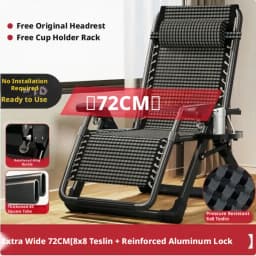 Lunch Break Recliner Chair Stack Lunch Break Office Nap Chair Lazy Can Lie on balcony Home Leisure Elderly Chair