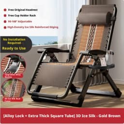 Lunch Break Recliner Chair Stack Lunch Break Office Nap Chair Lazy Can Lie on balcony Home Leisure Elderly Chair