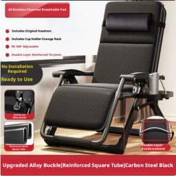 Lunch Break Recliner Chair Stack Lunch Break Office Nap Chair Lazy Can Lie on balcony Home Leisure Elderly Chair