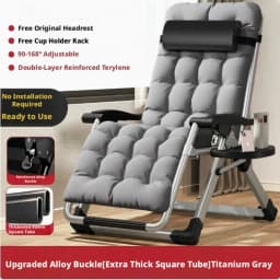 Lunch Break Recliner Chair Stack Lunch Break Office Nap Chair Lazy Can Lie on balcony Home Leisure Elderly Chair