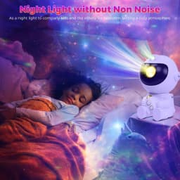 Astronaut Starry Sky Projector Light Colorful Laser Star Lamp Ambient Night Light for Bedroom Home Decor Gift
