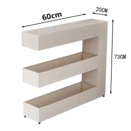 Slim Narrow Rolling Gap Storage Cart Mobile Multi-Layer Shelf Trolley Book Snack Organizer Rack Sofa Small Space Art Home Decor