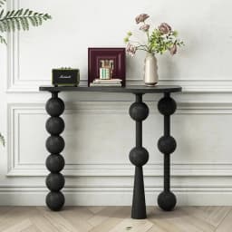Vintage Narrow Entryway Table Creative Solid Wood Console Tables for Hallway Wall Leaner Desk Minimalist Corridor Sofa Table