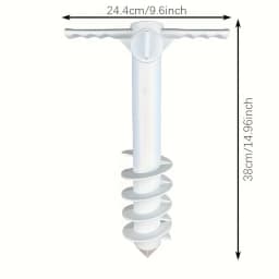 1pcs Beach Anchor Plastic With Five Spirals Beach Umbrella Inserted Outdoor Sunshade Courtyard Terrace Party Umbrella Fixed Base