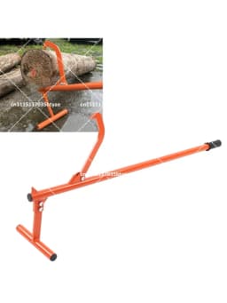 Red Log Stand Log Rack Stainless Steel Heavy Duty Red Sawhorse Sawing Trestle Woodworking Tool