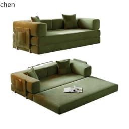 HYS- sponge compression bed corduroy all-in-one dual-use sofa bed