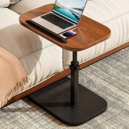 Adjustable Height Bedside Table Mobile Lift-Top Coffee Multifunctional Nesting Side Compact Bedroom Nightstand Lightweight