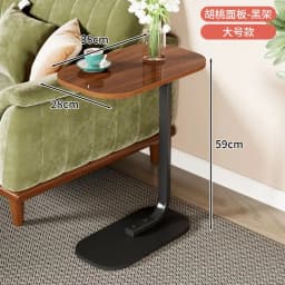 Adjustable Height Bedside Table Mobile Lift-Top Coffee Multifunctional Nesting Side Compact Bedroom Nightstand Lightweight