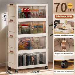 China Simple Wardrobe Foldable Baby Clothes Plastic Multi-layer Storage Cabinet Bedroom Baby Wardrobe Rental Room