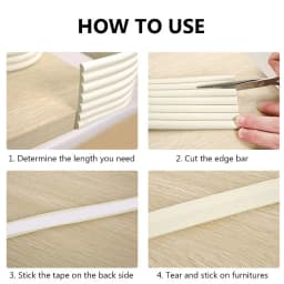 Home 16 Colors Children Protection Furniture Foam Bumper Table Edge Safety Desk Corner Protector Guard Strip Baby Safety