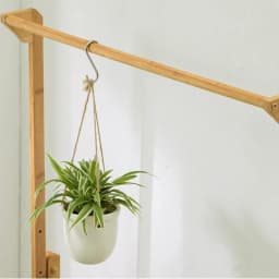 Foldable Wooden Hanging Planter, Thickened Balcony Plant Stand, Vertical Multi-Tier Shelf, Mobile Indoor Flower Pot Organizer
