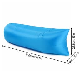 Inflatable Couch Air Lounger Chair Comfortable Portable Blow Up Sofa for Camping Beach Hiking Picnic Festival Backyard Office