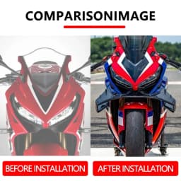 X For Honda CBR650R 2024 CBR 650 R 2025 CBR 650R 2026 Motorcycle Aero Fixed Wind Wing Front Spoiler Winglets Front Lip Downforce