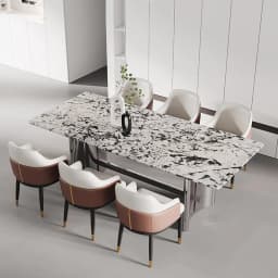 Nordic Elastic Dining Chairs Comfortable Custom European Aesthetics Dining Chairs Luxury Ergonomic Chaise Design Home Furniture
