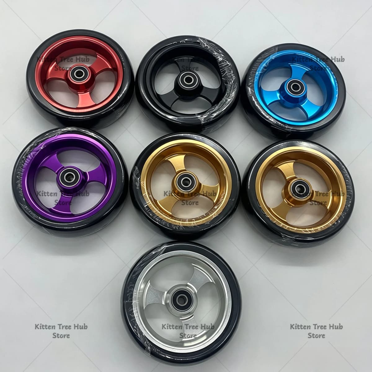 4 Inch 5 Inch Aluminum Alloy Front Wheel Casters High Speed Wear Resistant Sports Wheelchair Replacement Accessories